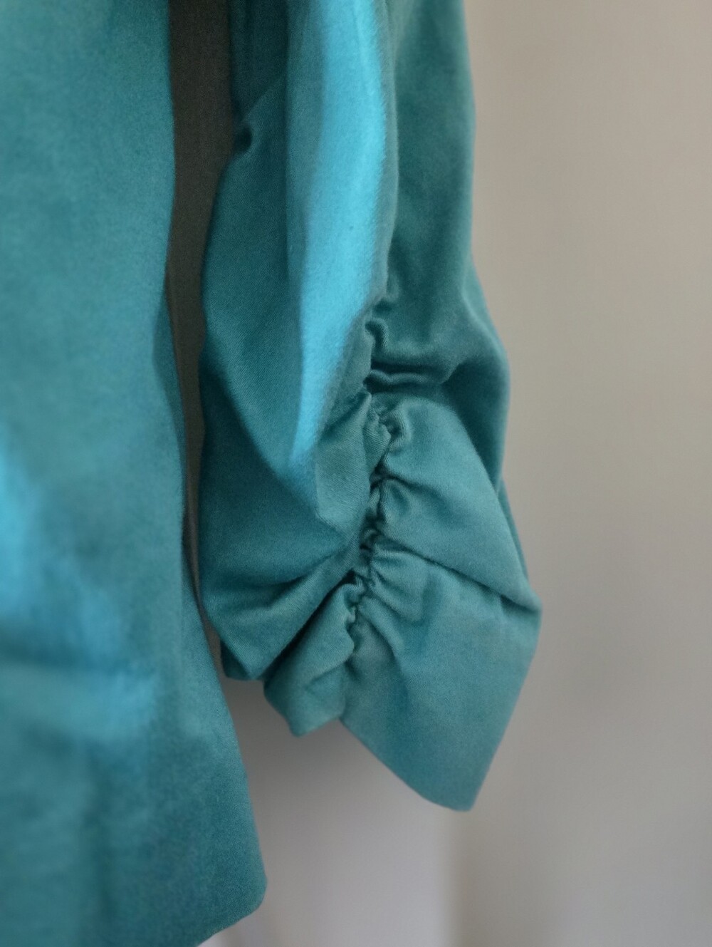3/$20 Roz & Ali Turquoise Single-Button Blazer - Picture 4 of 4